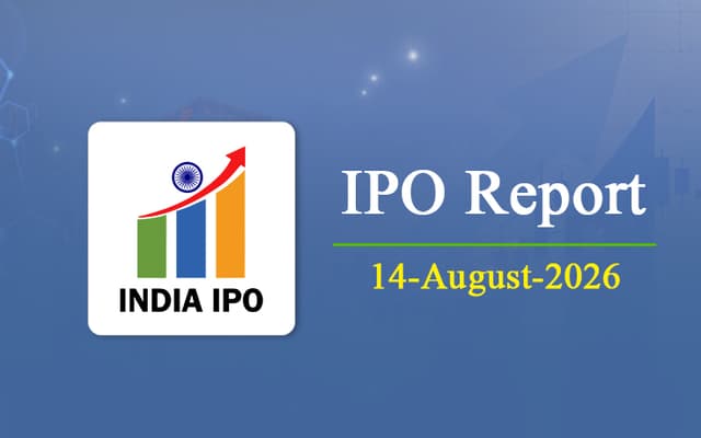 India IPO Daily Market Updates | 14th August 2026