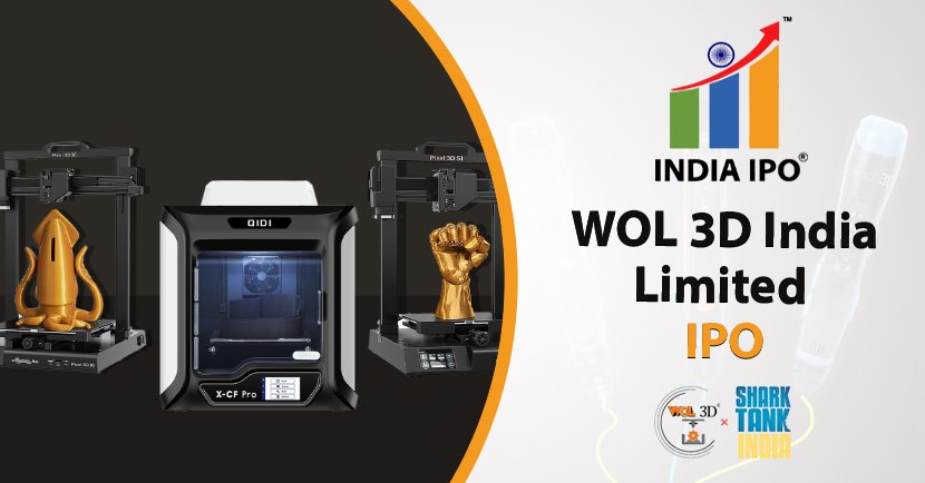 WOL 3D India Limited IPO, GMP, Details, Price, And Review