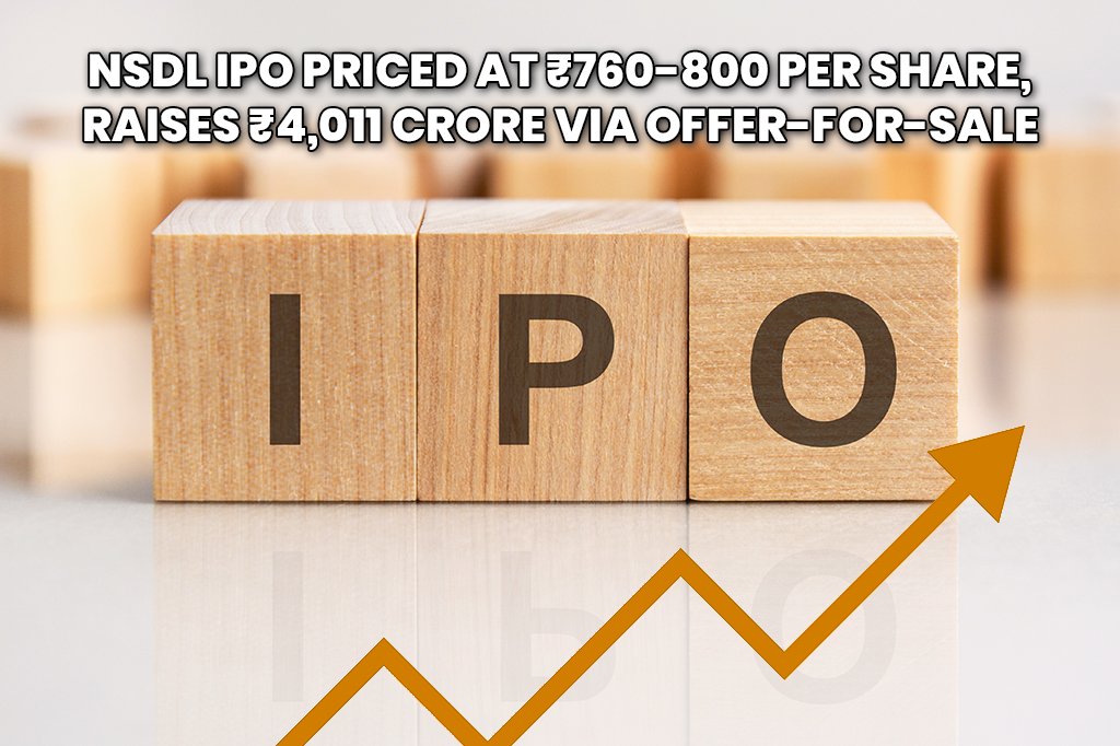 NSDL IPO: India’s Largest Depository Goes Public with Rs 4,000 Crore Offer for Sale